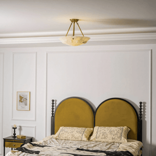 Aureon Alabaster Ceiling Light-Neutral Decor