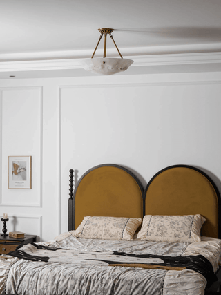 Aureon Alabaster Ceiling Light-Neutral Decor