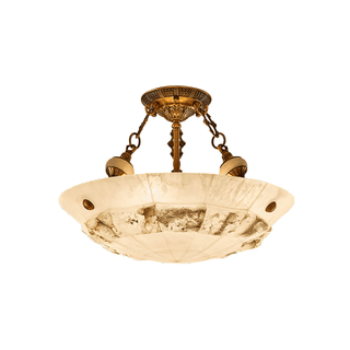 Aureon Alabaster Ceiling Light-Neutral Decor