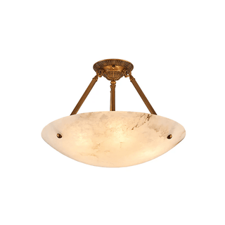 Calyra Alabaster Ceiling Light-Neutral Decor