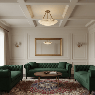 Calyra Alabaster Ceiling Light-Neutral Decor