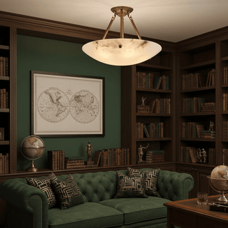 Calyra Alabaster Ceiling Light-Neutral Decor
