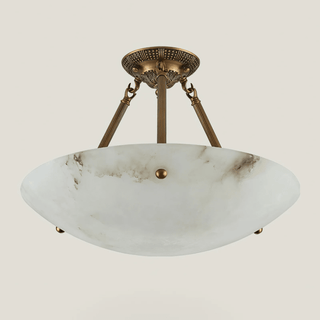 Calyra Alabaster Ceiling Light-Neutral Decor