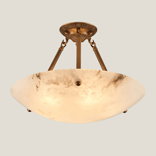Calyra Alabaster Ceiling Light-Neutral Decor
