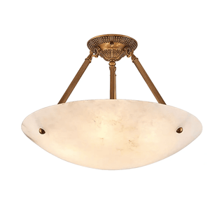 Calyra Alabaster Ceiling Light-Neutral Decor
