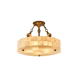 Lumisora Alabaster Ceiling Lamp-Neutral Decor