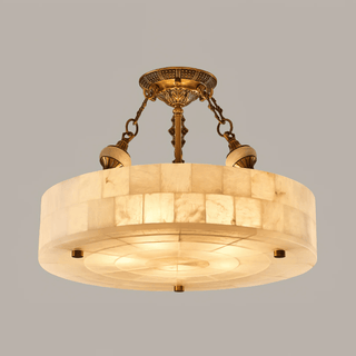 Lumisora Alabaster Ceiling Lamp-Neutral Decor