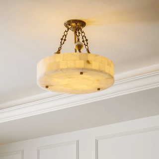 Lumisora Alabaster Ceiling Lamp-Neutral Decor
