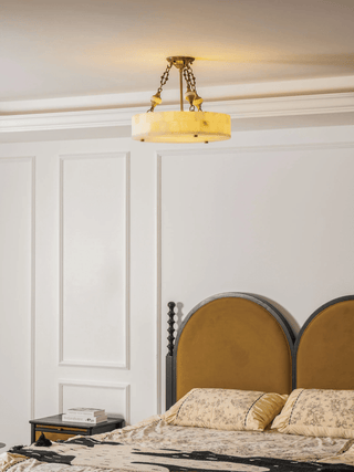 Lumisora Alabaster Ceiling Lamp-Neutral Decor