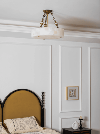 Lumisora Alabaster Ceiling Lamp-Neutral Decor