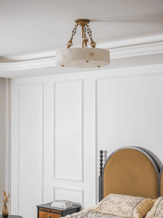 Lumisora Alabaster Ceiling Lamp-Neutral Decor