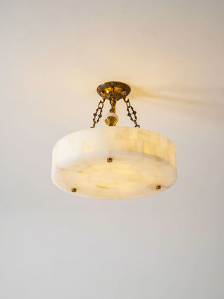 Lumisora Alabaster Ceiling Lamp-Neutral Decor
