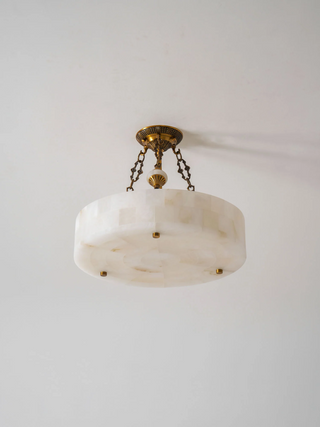 Lumisora Alabaster Ceiling Lamp-Neutral Decor