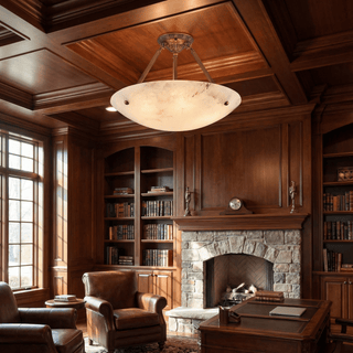 Calyra Alabaster Ceiling Light-Neutral Decor
