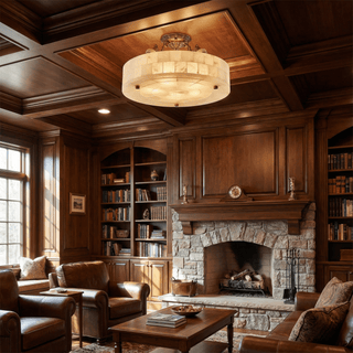 Lumisora Alabaster Ceiling Lamp-Neutral Decor