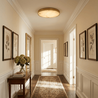 Calista Alabaster Ceiling Light-Neutral Decor