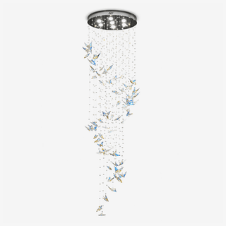 Crystalwing Butterfly Chandelier-Neutral Decor