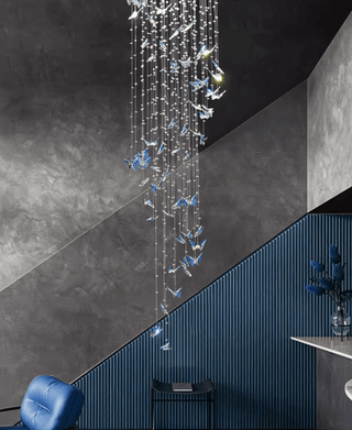Crystalwing Butterfly Chandelier-Neutral Decor
