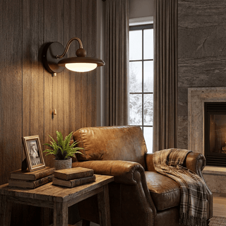 Arcwood Saucer Wall Lamp-Neutral Decor