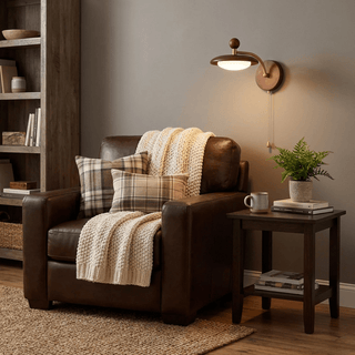 Arcwood Saucer Wall Lamp-Neutral Decor