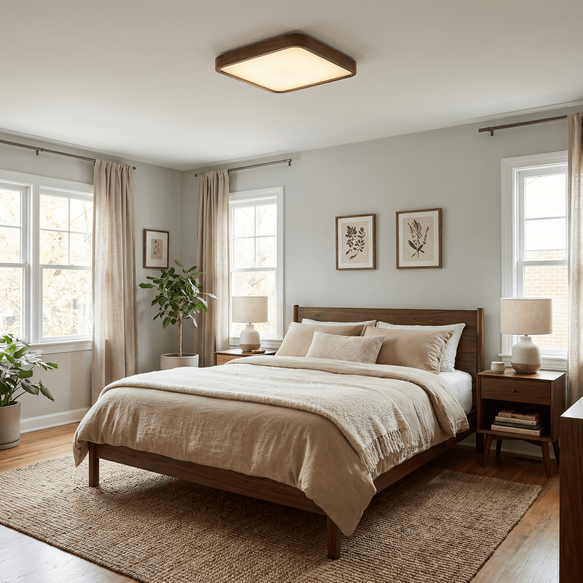 Kairo Soft Edge Ceiling Light-Neutral Decor