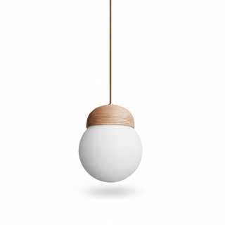 Elowen Fluted Opal Pendant Lamp-Neutral Decor