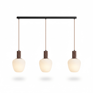 Elowen Fluted Opal Pendant Lamp-Neutral Decor