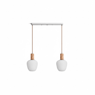 Elowen Fluted Opal Pendant Lamp-Neutral Decor