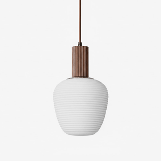 Elowen Fluted Opal Pendant Lamp-Neutral Decor