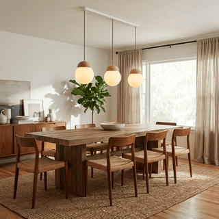 Elowen Fluted Opal Pendant Lamp-Neutral Decor