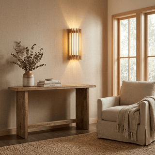 Luma Slat Wall Lamp-Neutral Decor