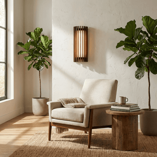 Luma Slat Wall Lamp-Neutral Decor