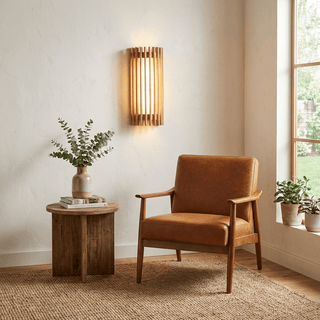 Luma Slat Wall Lamp-Neutral Decor