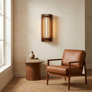 Luma Slat Wall Lamp-Neutral Decor