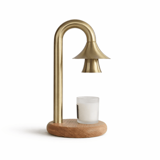 Aurelio Candle Warmer Lamp-Neutral Decor
