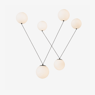 Asteris Multi Globe Pendant Lamp-Neutral Decor