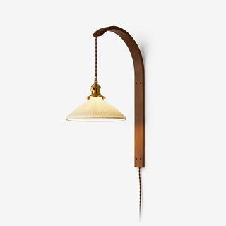Ardent Wood Wall Lamp-Neutral Decor
