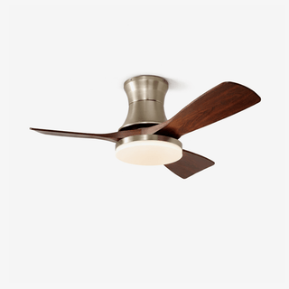 Plafonnier ventilateur Rowan Nickel