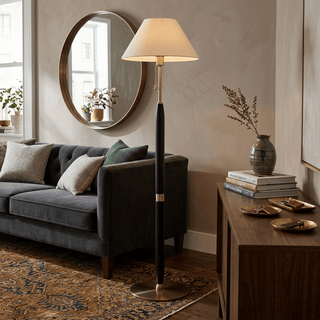 Arden Wood Floor Lamp-Neutral Decor