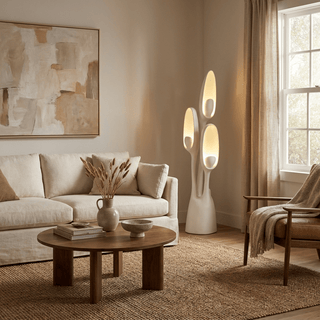 Bloom Pod Floor Lamp-Neutral Decor
