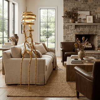 Aurelia Totem Floor Lamp-Neutral Decor