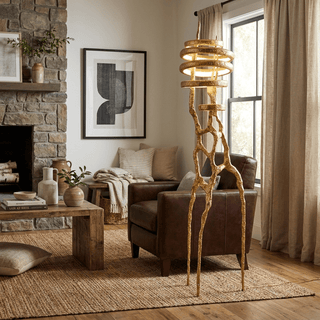 Aurelia Totem Floor Lamp-Neutral Decor