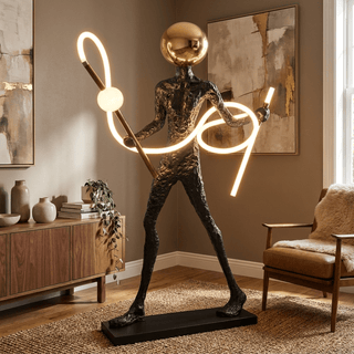 Luminous Voyager Sculpture Lamp-Neutral Decor