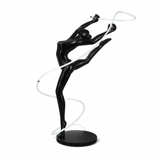 Aurelia Ribbon Dancer Floor Lamp-Neutral Decor