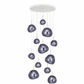 Multi Lava Round Pendant Lamp-Neutral Decor