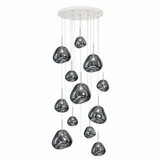 Multi Lava Round Pendant Lamp-Neutral Decor