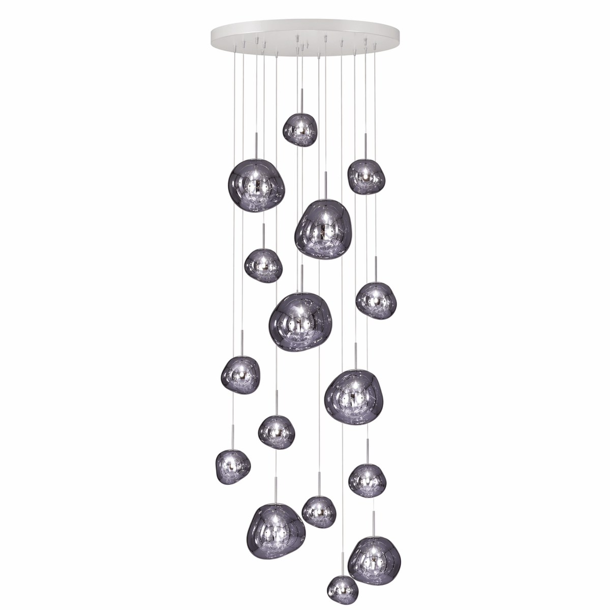Multi Lava Round Pendant Lamp-Neutral Decor