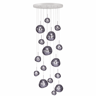 Multi Lava Round Pendant Lamp-Neutral Decor