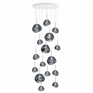 Multi Lava Round Pendant Lamp-Neutral Decor