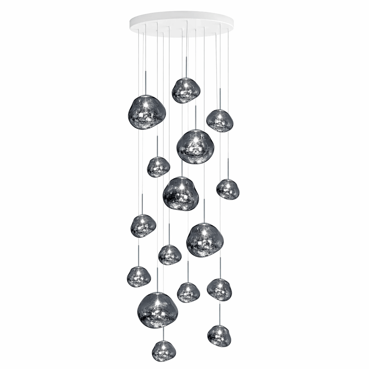 Multi Lava Round Pendant Lamp-Neutral Decor